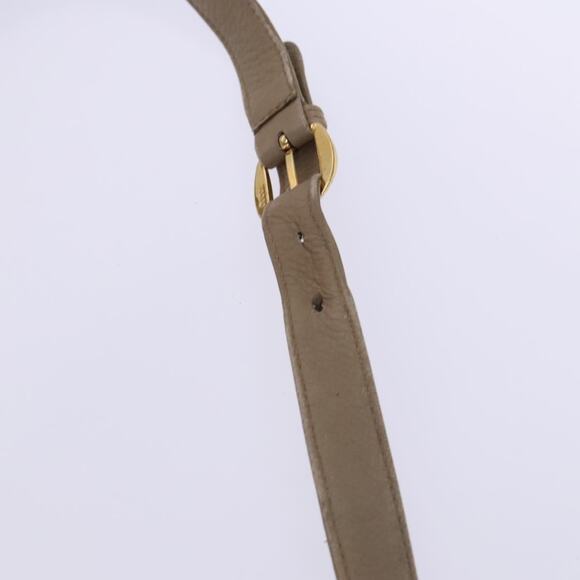 GUCCI Shoulder Bag Leather Beige Gold 001 2113 001 2113 - Picture 8 of 13